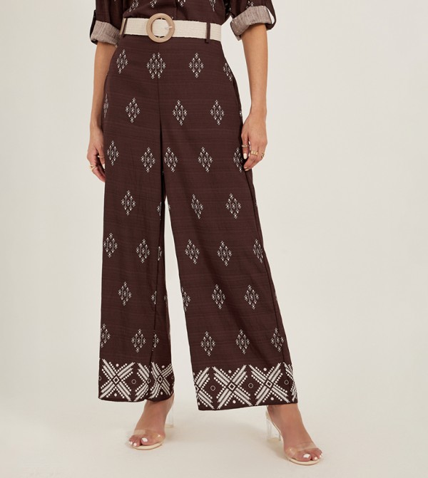 ستايلي  أطقم ملابس - بورغندي Co-Ord Set