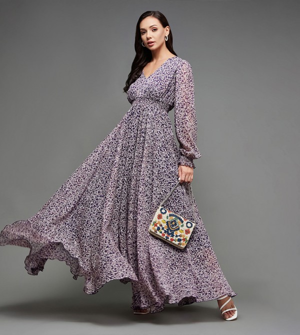 Miss Chase  - Purple Casual Dresses