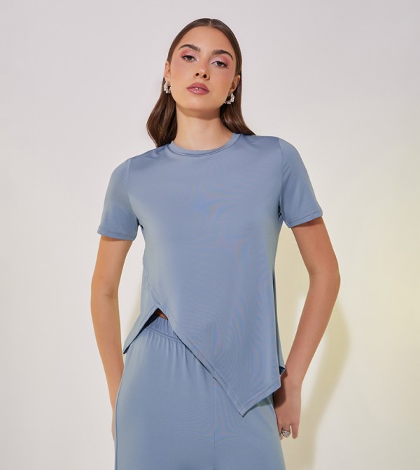 ستايلي  أطقم ملابس - أزرق Co-Ord Set