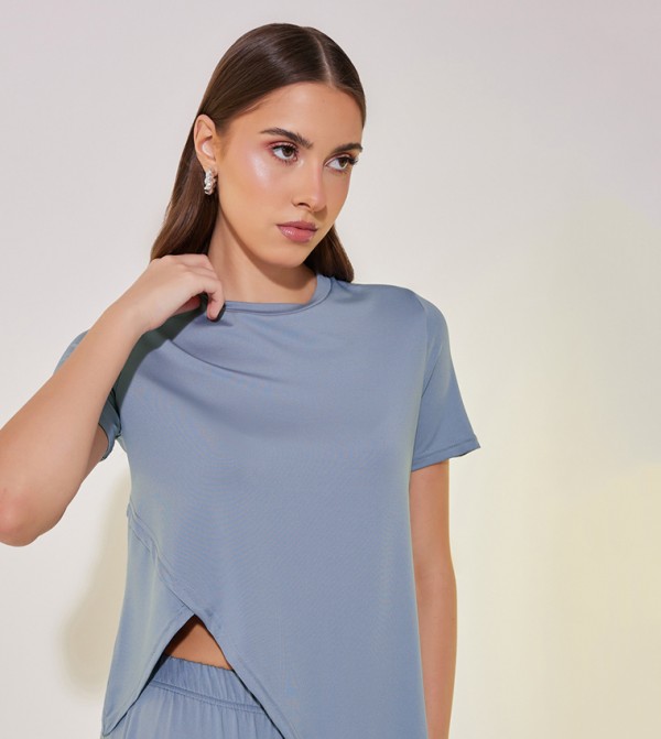 ستايلي  أطقم ملابس - أزرق Co-Ord Set