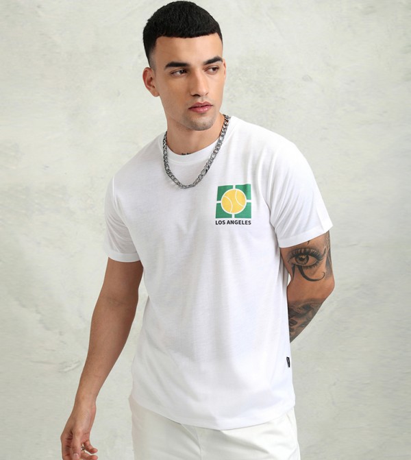 Highlander Highlander - White Round Neck T-Shirts