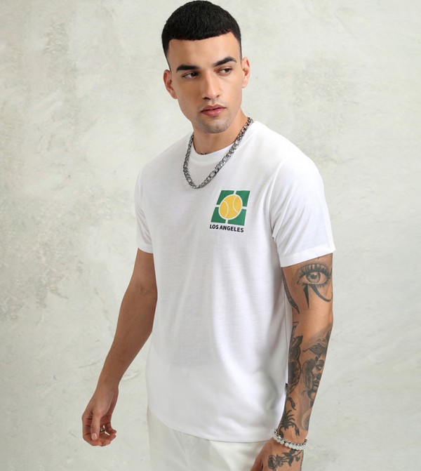 Highlander Highlander - White Round Neck T-Shirts