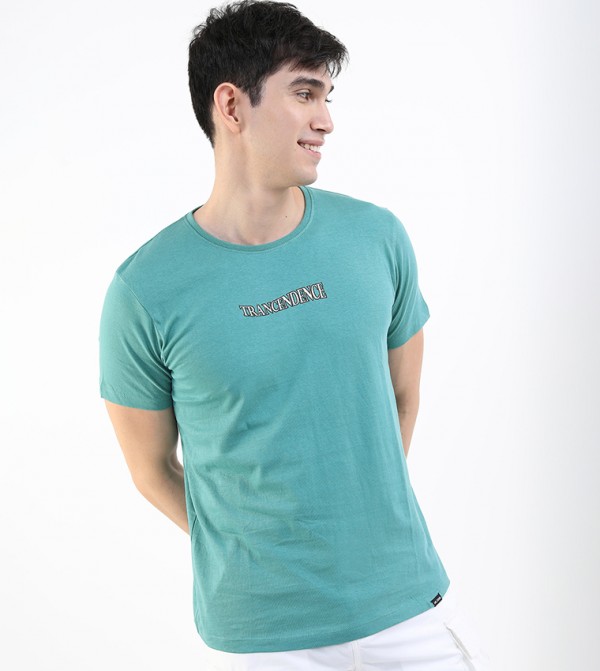 Highlander Highlander - Teal Casual T-Shirts
