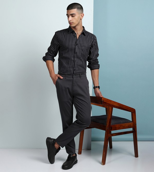 Highlander Highlander - Grey Chinos