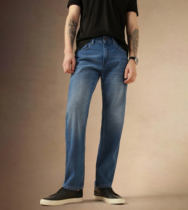 دينيس لينغو دينيس لينغو - أزرق Straight Jeans