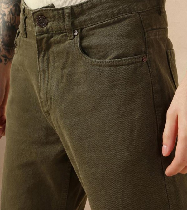 دينيس لينغو دينيس لينغو - أخضر Straight Jeans