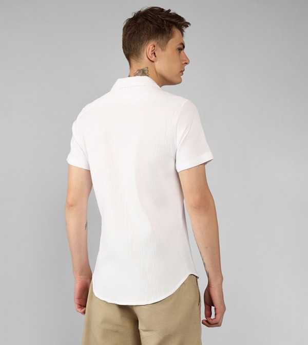 Dennis Lingo Dennis Lingo - White Casual Shirts