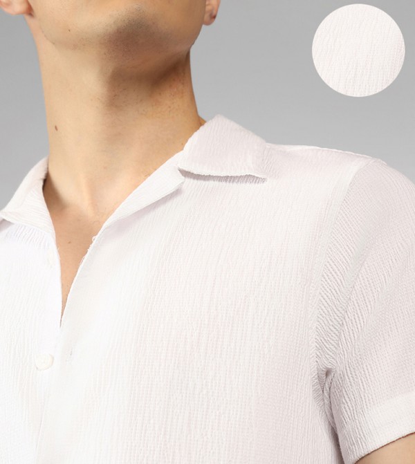 Dennis Lingo Dennis Lingo - White Casual Shirts