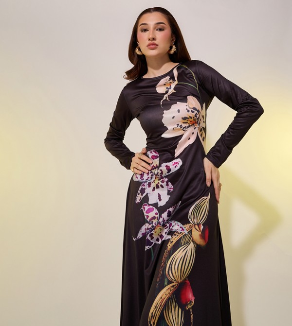 Styli  Dresses - Black Midi Dresses