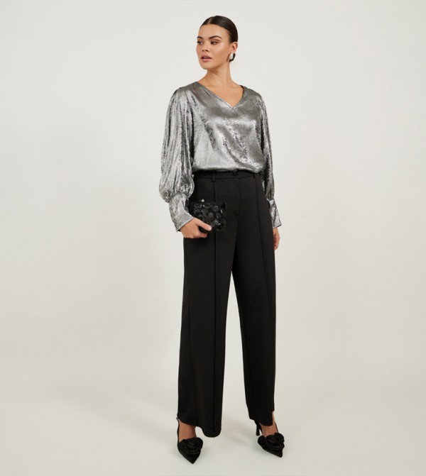 Elysia Elysia - Grey Casual Tops