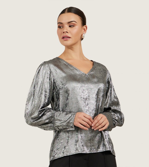 Elysia Elysia - Grey Casual Tops