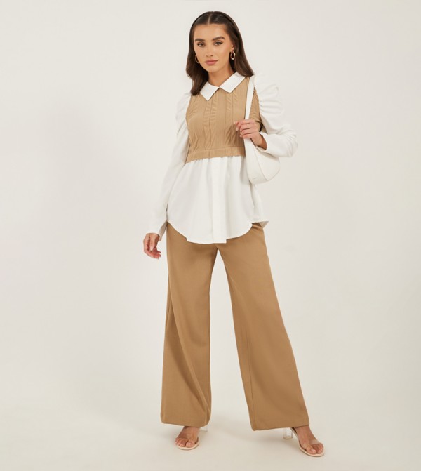 Elysia Elysia - Khaki Shirts