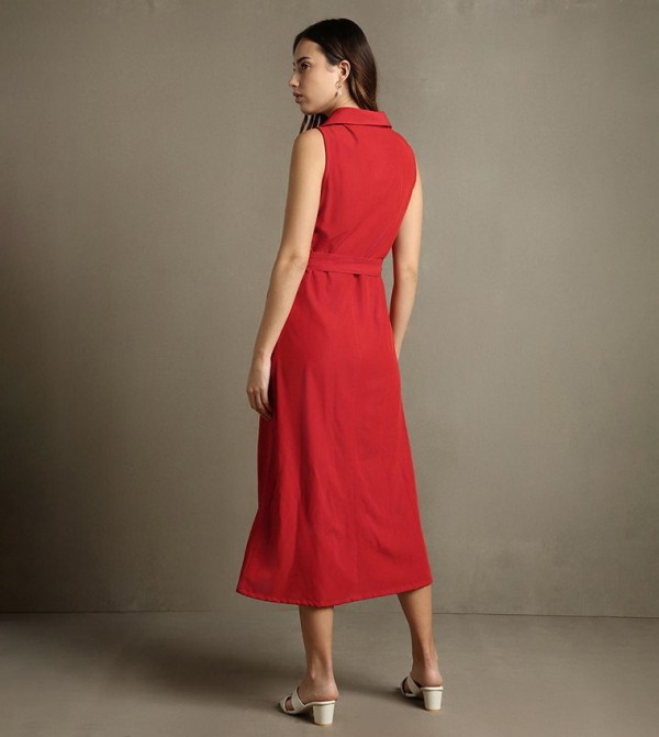 دينيس لينغو دينيس لينغو - أحمر Shirt & T-Shirt Dresses