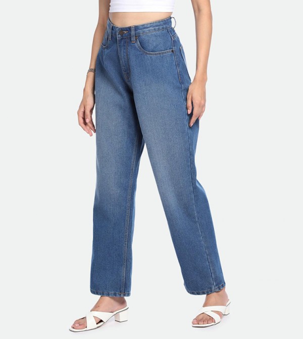 دينيس لينغو دينيس لينغو - أزرق Boyfriend jeans