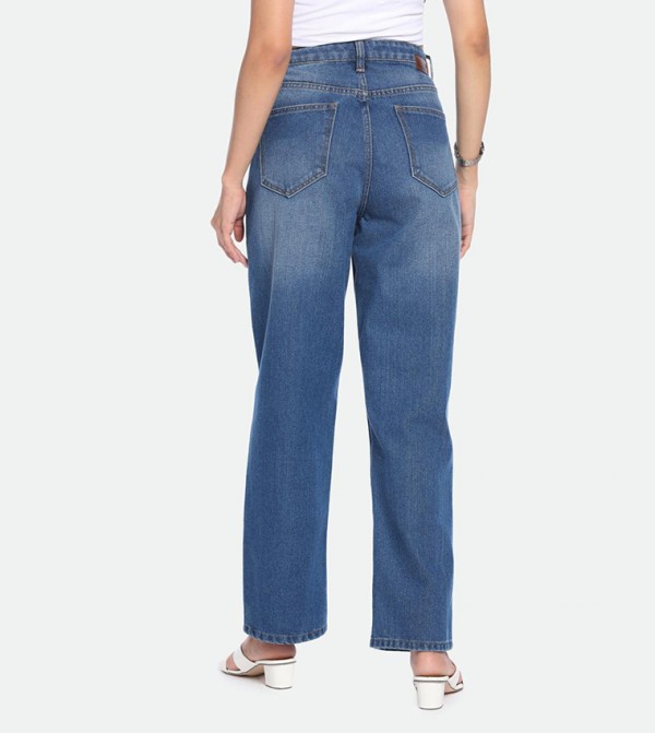 دينيس لينغو دينيس لينغو - أزرق Boyfriend jeans