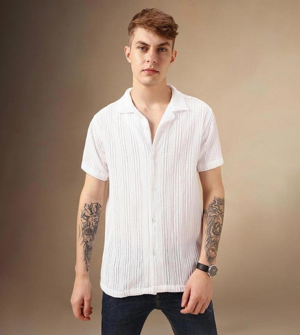 دينيس لينغو دينيس لينغو - أبيض Short Sleeves