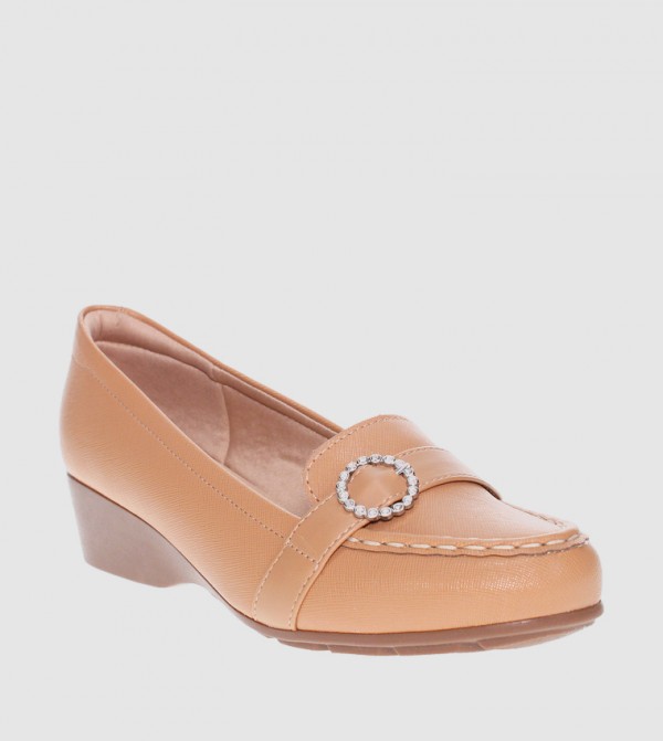 مودير مودير - بني  Loafers/Moccasins