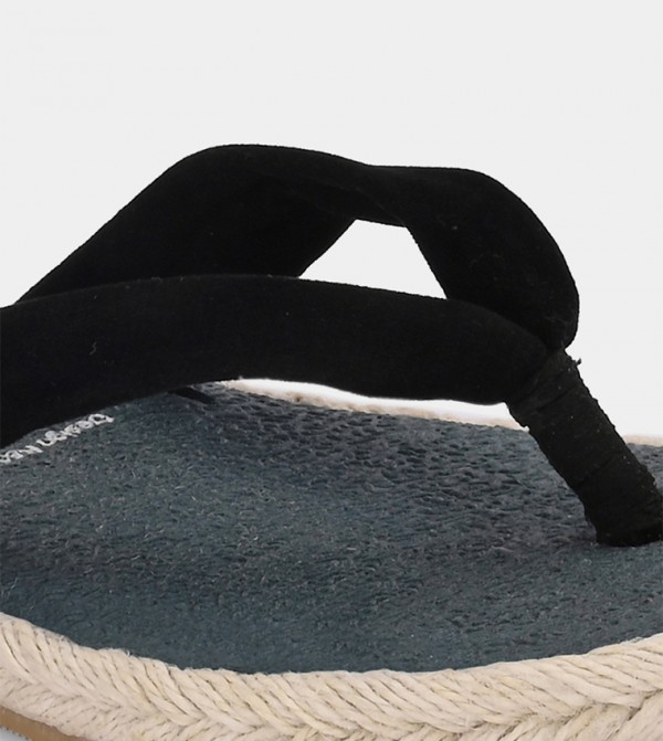 Fresh Feet  - Black Flip-Flops