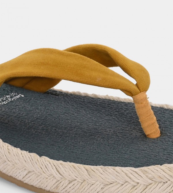 Fresh Feet  - Yellow Flip-Flops