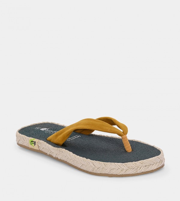 Fresh Feet  - Yellow Flip-Flops