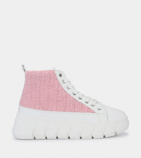 Fresh Feet  - Pink High Top