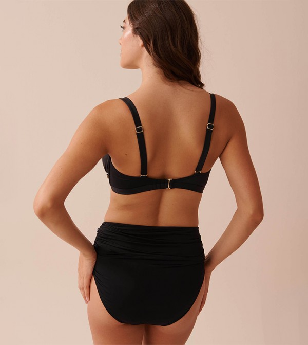 La Vie en Rose  Swimwear - Black Bikini Tops