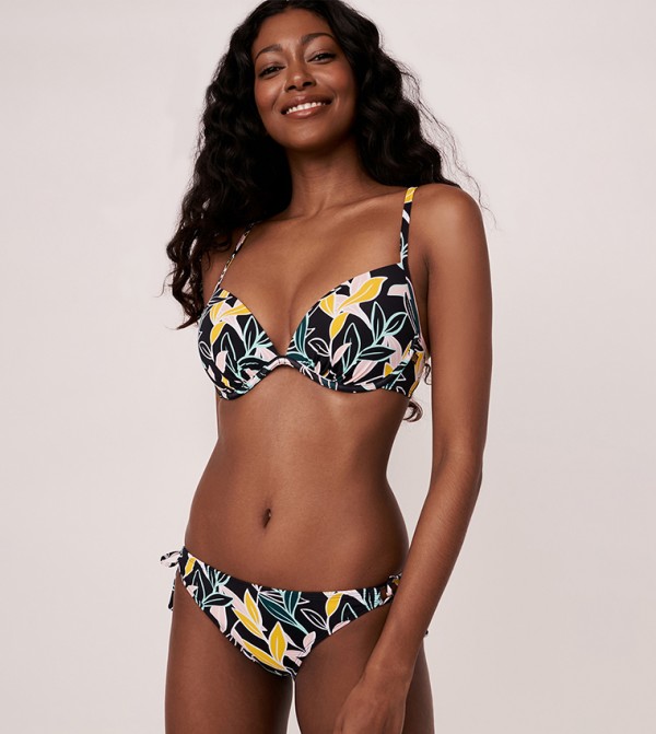 La Vie en Rose  Swimwear - Black swim Bottoms