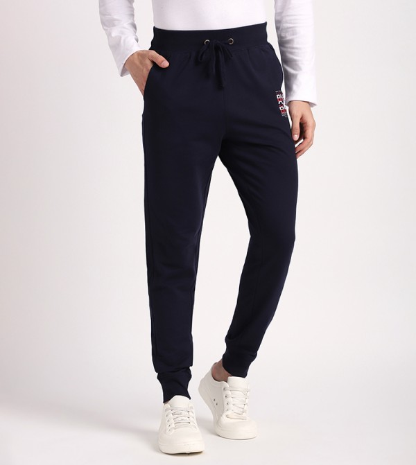Beverly Hills Polo Club  Clothing - Navy Track Pants & Joggers