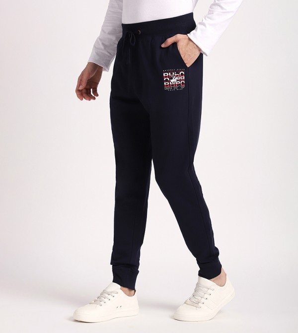 Beverly Hills Polo Club  Clothing - Navy Track Pants & Joggers
