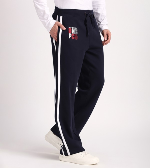 Beverly Hills Polo Club  Clothing - Navy Track Pants & Joggers