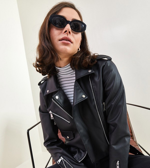 Bianco Lucci - Outlet  - Black Casual Jackets