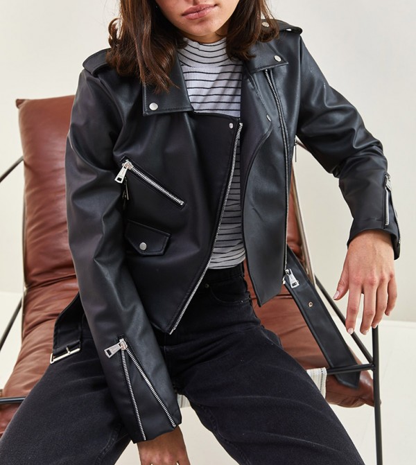 Bianco Lucci - Outlet  - Black Casual Jackets