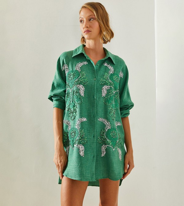 Bianco Lucci - Outlet  - Green Shirts