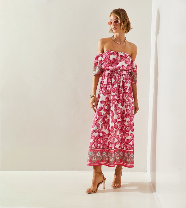 Bianco Lucci Bianco Lucci - Pink Midi Dresses