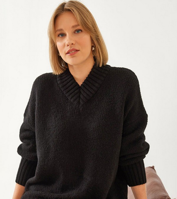 Bianco Lucci - Outlet  - Black Sweaters