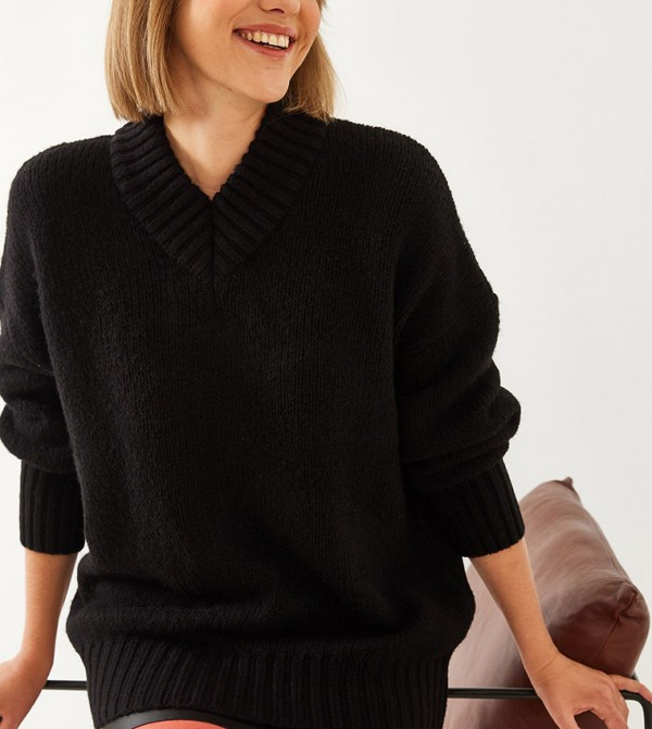 Bianco Lucci - Outlet  - Black Sweaters