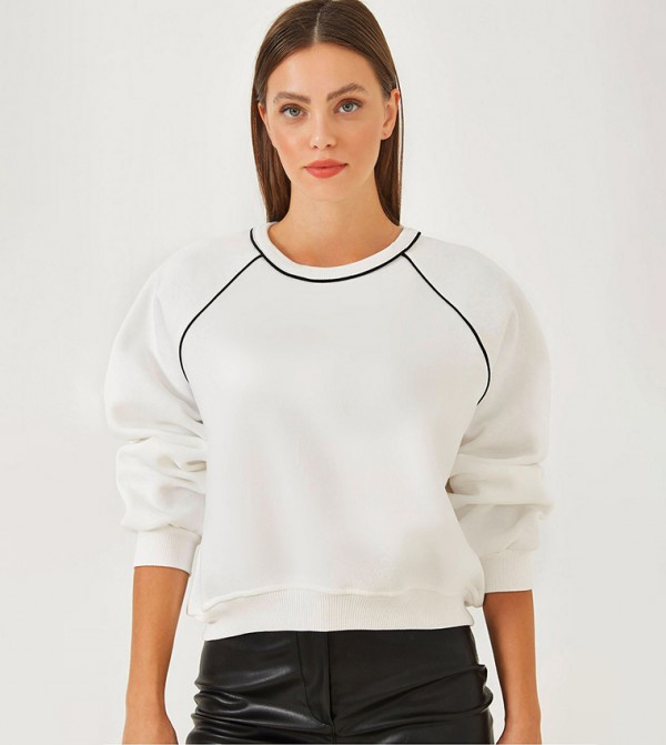 Bianco Lucci - Outlet  - White Sweatshirts