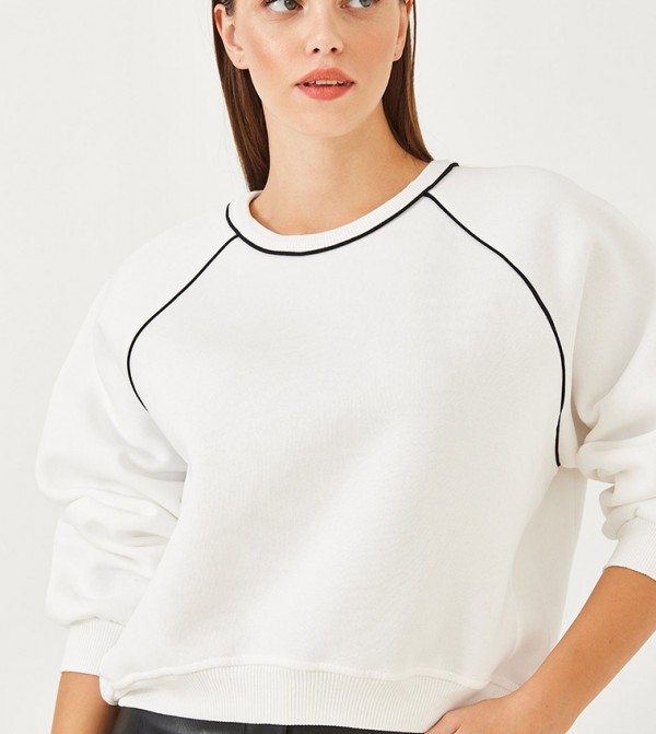 Bianco Lucci - Outlet  - White Sweatshirts
