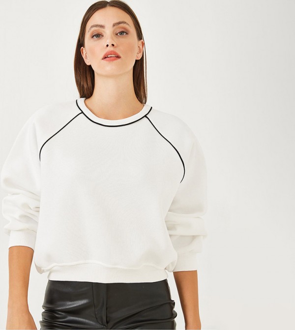 Bianco Lucci - Outlet  - White Sweatshirts