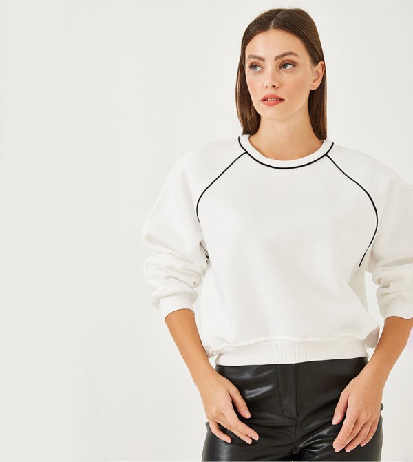 Bianco Lucci - Outlet  - White Sweatshirts