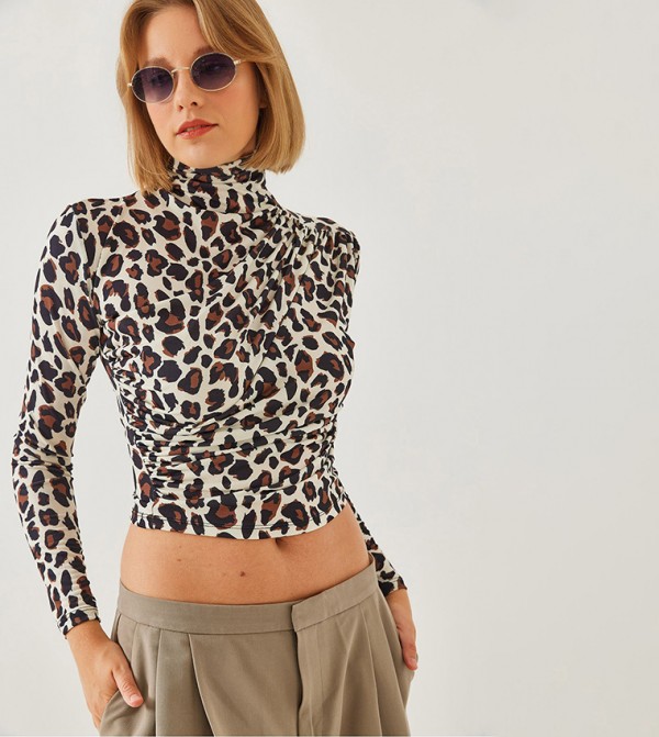 Bianco Lucci Bianco Lucci - Beige Casual Tops