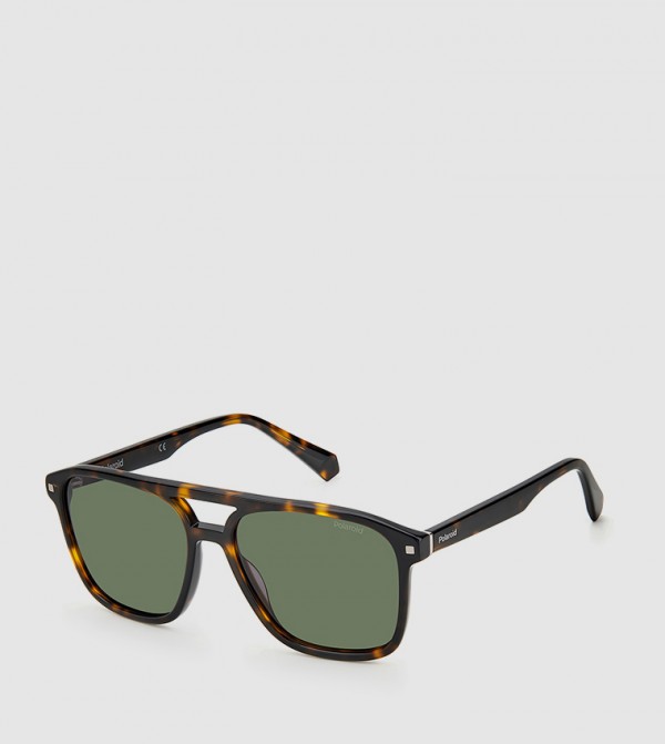 Polaroid Polaroid - Brown Square Sunglasses