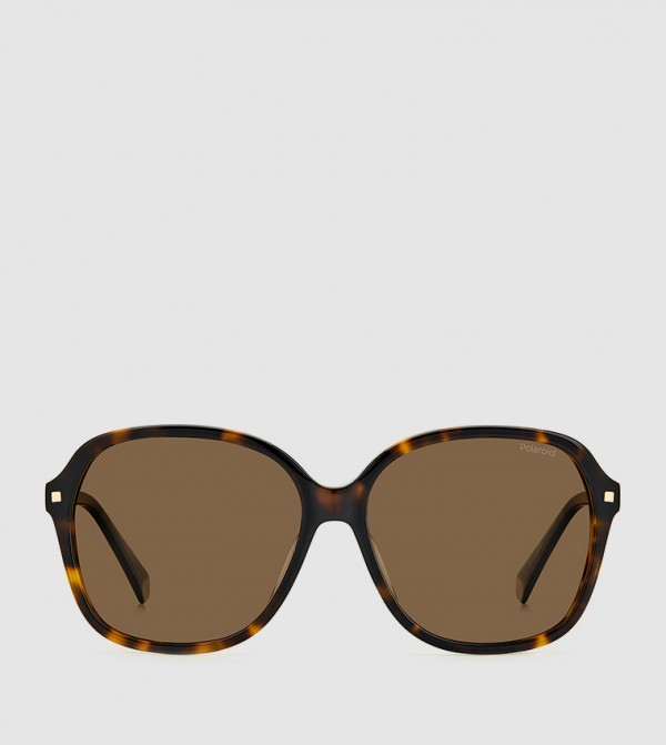 Polaroid Polaroid - Brown Square Sunglasses