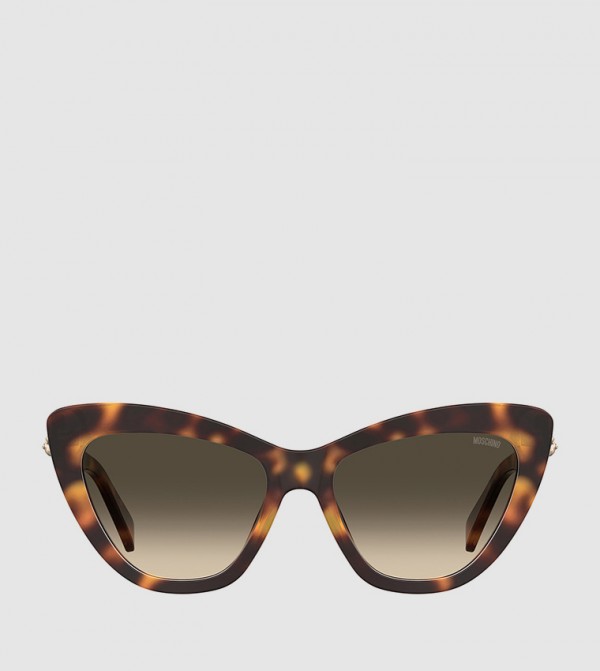 Love Moschino  - Brown Cat Eye Sunglasses