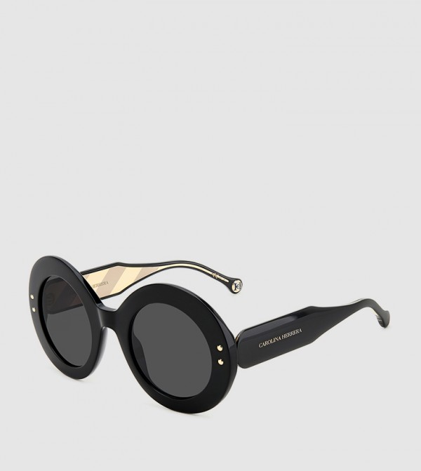 كارولينا هيريرا كارولينا هيريرا - أسود Round Sunglasses