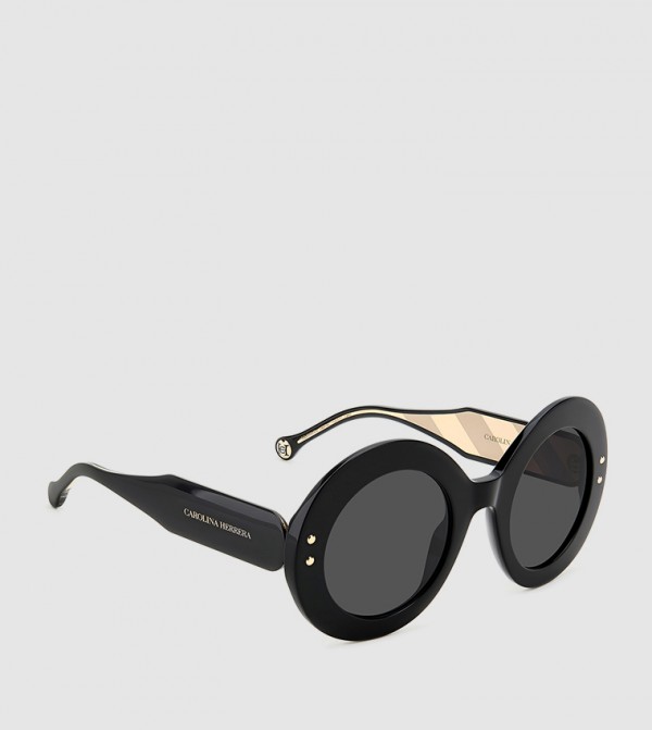 كارولينا هيريرا كارولينا هيريرا - أسود Round Sunglasses