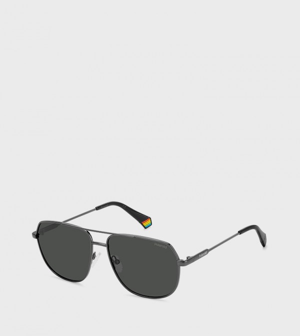 Polaroid  - Black Square Sunglasses