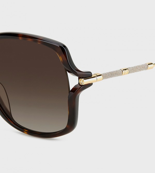 كارولينا هيريرا كارولينا هيريرا - بني  Retro Sunglasses