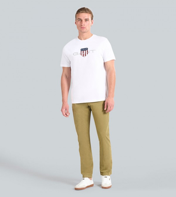GANT GANT - White Casual T-Shirts