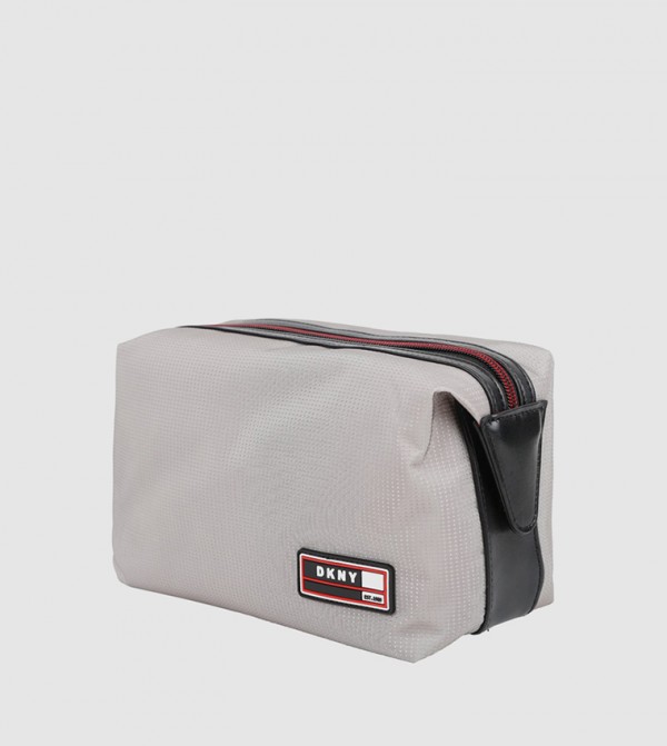 Dkny  Cosmetic Bags - Grey Travel Pouches